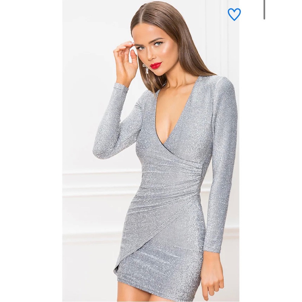 Superdown Laurie wrap dress